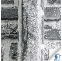 Rouleau de papier peint avec motif de pierre et technologie Aqua Grip