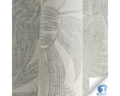 Vue détaillée d''un rouleau de papier peint à motifs avec la technologie Aqua Grip