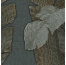 Gros plan d''un papier peint à motif de feuilles