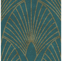 Gros plan d''un papier peint texturé avec un motif Art déco