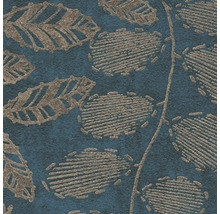 Gros plan d''un tissu décoratif avec motif de feuilles