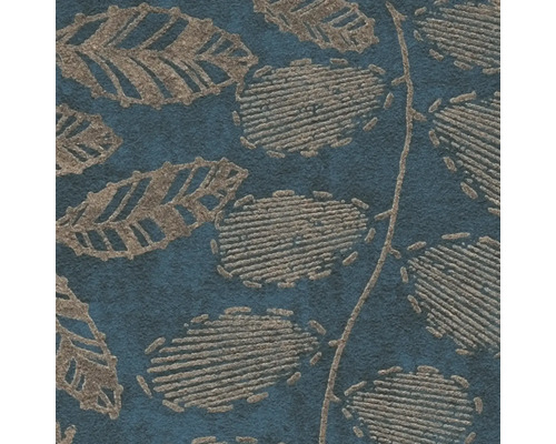 Gros plan d''un tissu décoratif avec motif de feuilles