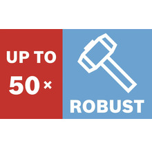 Jusqu''à 50 fois plus robuste