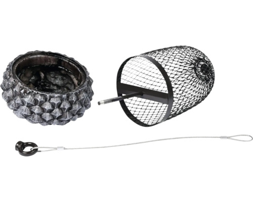 Set d''accessoires pour brasero avec panier d''allumage, brasero et câble de traction