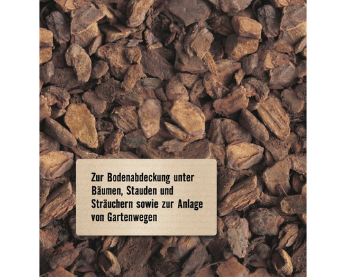 Rindenmulch zur Bodenabdeckung