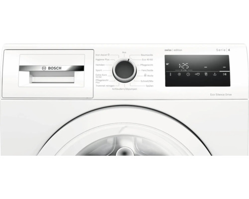 Lave-linge Bosch Série 4 avec sélecteur de programme et écran