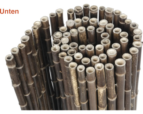 Tapis de bambou comme écran d''intimité pour le jardin