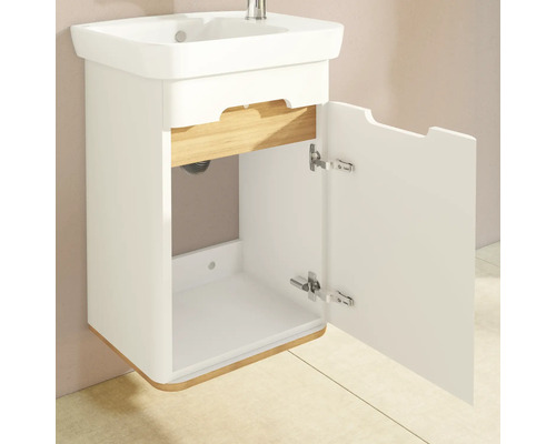 Waschtisch mit offenem Schrank