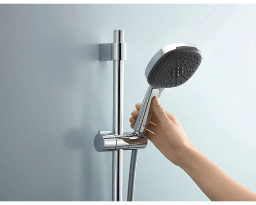 Ensemble de douche avec barre de douche et douchette à main