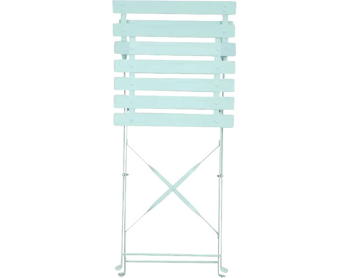 Klappbarer Gartenstuhl aus Holz und Metall