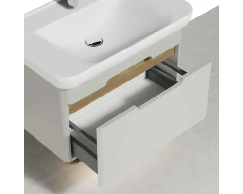 Waschtisch mit offenem Schubfach für das Badezimmer