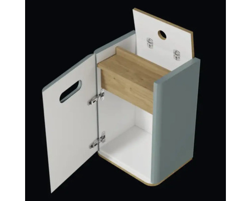 Tabouret de siège enfant ouvert avec espace de rangement
