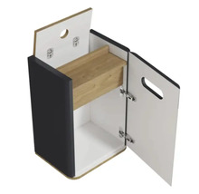 Offener Badezimmerschrank mit Schublade