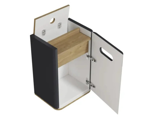 Meuble de salle de bain ouvert avec tiroir
