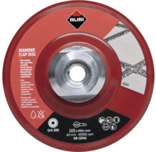 Disque à lamelles diamant Rubi pour carrelage, granit, marbre et pierre dure, 115 x M14 millimètres