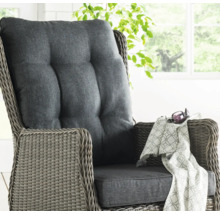 Fauteuil de jardin avec coussins