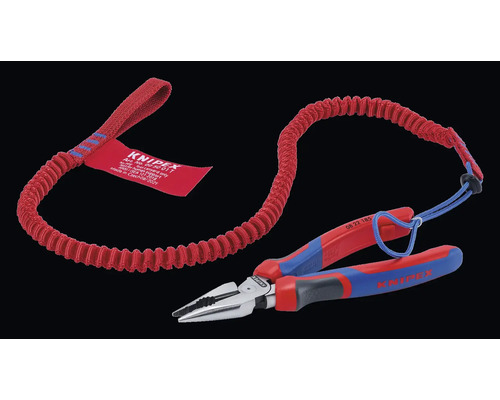 Pince à bec Knipex avec boucle de sécurité pour outils