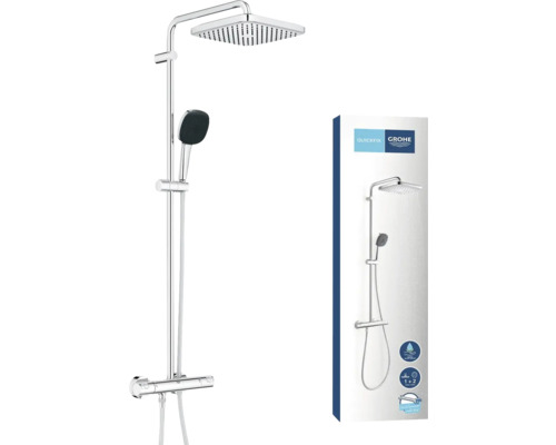 Système de douche Grohe avec douche de tête et douchette