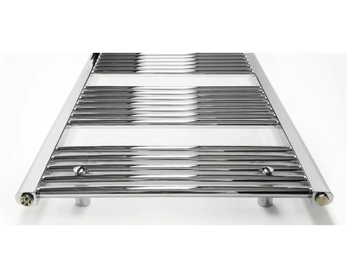 Sèche-serviettes en acier avec tubes chauffants horizontaux