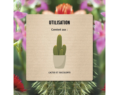 Domaine d''application: Convient aux cactus et plantes grasses