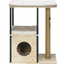 Arbre à chat avec surfaces de couchage, niche et griffoir
