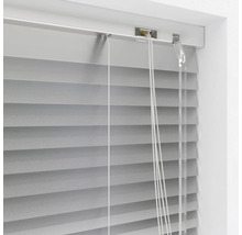 Store vénitien en alu SOLUNA DIM-OUT argent 40x130 cm, avec 20% de lamelles supplémentaires pour un meilleur obscurcissement