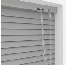 Store vénitien en alu SOLUNA DIM-OUT gris 40x130 cm, avec 20% de lamelles supplémentaires pour un meilleur obscurcissement
