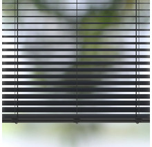 Store vénitien en alu SOLUNA DIM-OUT noir 40x130 cm, avec 20% de lamelles supplémentaires pour un meilleur obscurcissement