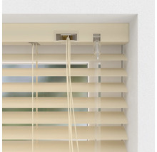 Store vénitien en alu SOLUNA DIM-OUT beige 40x130 cm, avec 20% de lamelles supplémentaires pour un meilleur obscurcissement