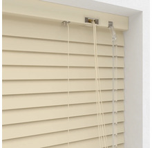 Store vénitien en alu SOLUNA DIM-OUT beige 40x130 cm, avec 20% de lamelles supplémentaires pour un meilleur obscurcissement