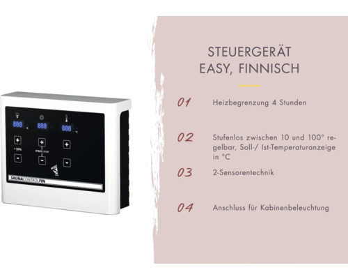 Saunasteuergerät zur Temperaturregelung einer Sauna
