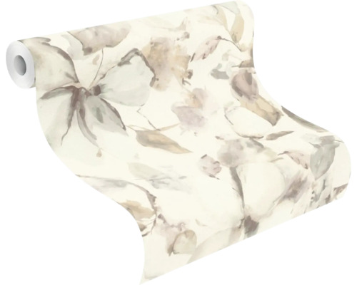 Rouleau de papier peint à motif floral