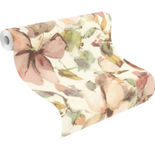 Rouleau de papier peint à motif floral