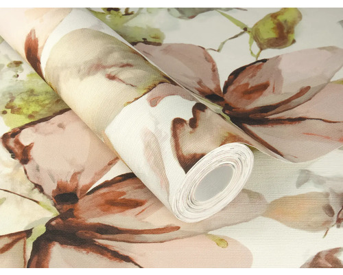 Rouleau de papier peint à motifs floraux