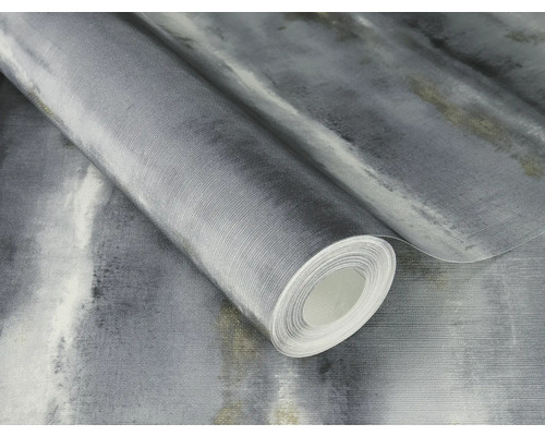 Rouleau de papier peint avec motif abstrait dans les tons de gris