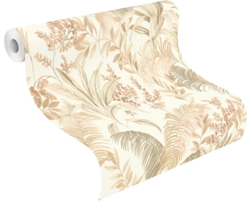 Rouleau de papier peint avec motif de plantes