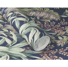 Rouleau de papier peint avec motif de plantes tropicales