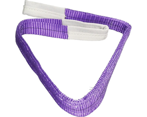Élingue de levage violette en fibres textiles
