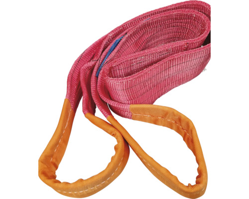 Sangle de levage en polyester avec boucles pour le transport sûr des charges