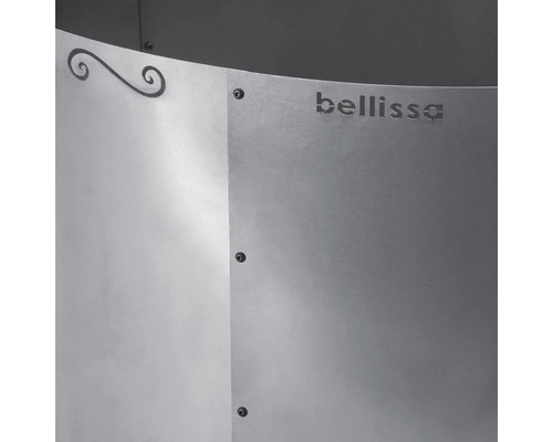 Jardinière surélevée Bellissa en métal avec élément décoratif