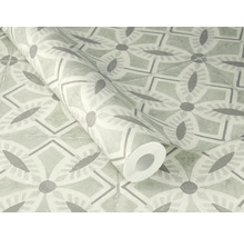 Rouleau de papier peint vinyle à motif de carreaux