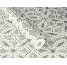 Rouleau de papier peint vinyle avec motif géométrique