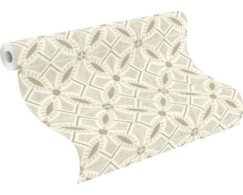 Rouleau de papier peint avec motif géométrique