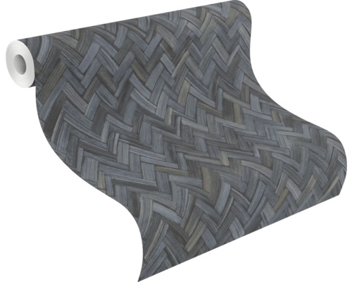 Rouleau de papier peint avec motif tressé