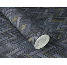 Rouleau de papier peint avec motif tressé