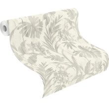 Rouleau de papier peint à motif végétal