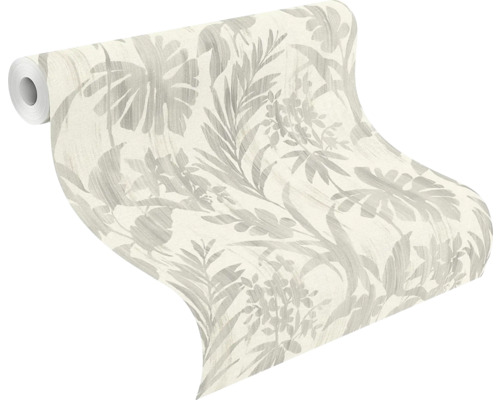 Rouleau de papier peint à motif végétal