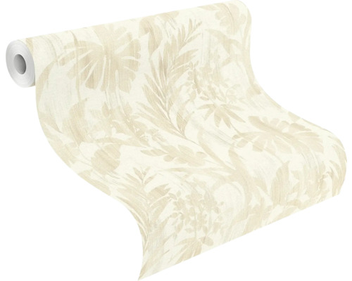 Rouleau de papier peint à motif végétal