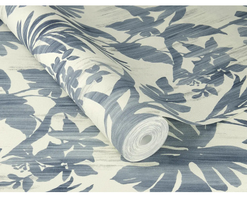 Rouleau de tapisserie intissée à motif végétal