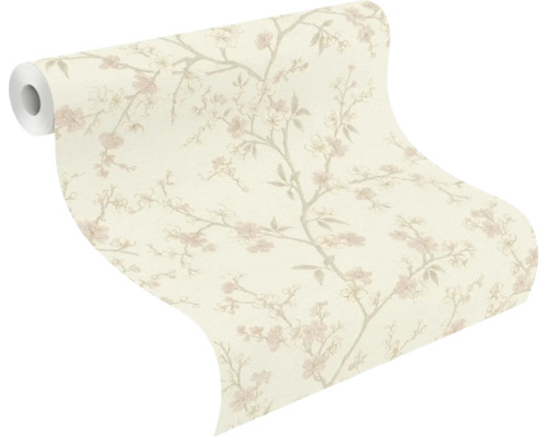 Rouleau de papier peint avec motif floral